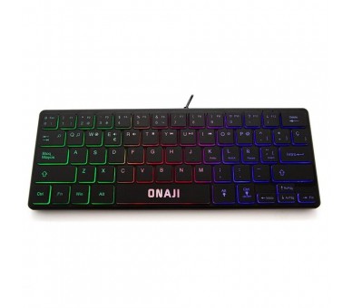 Teclado gaming onaji kii rgb