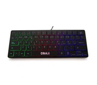 Teclado gaming onaji kii rgb