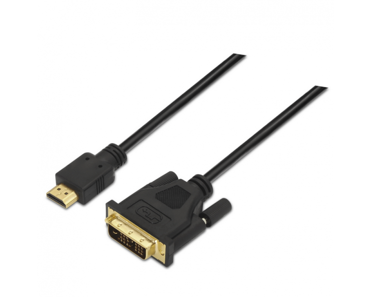 CABLE AISENS DVI A HDMI DVI18 1 M HDMI A M NEGRO 18M