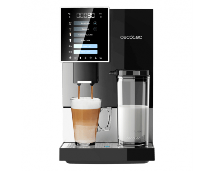 CAFETERA SUPER AUTOMATICA CREMMAET COMPACTCCINO BLACK SILVER