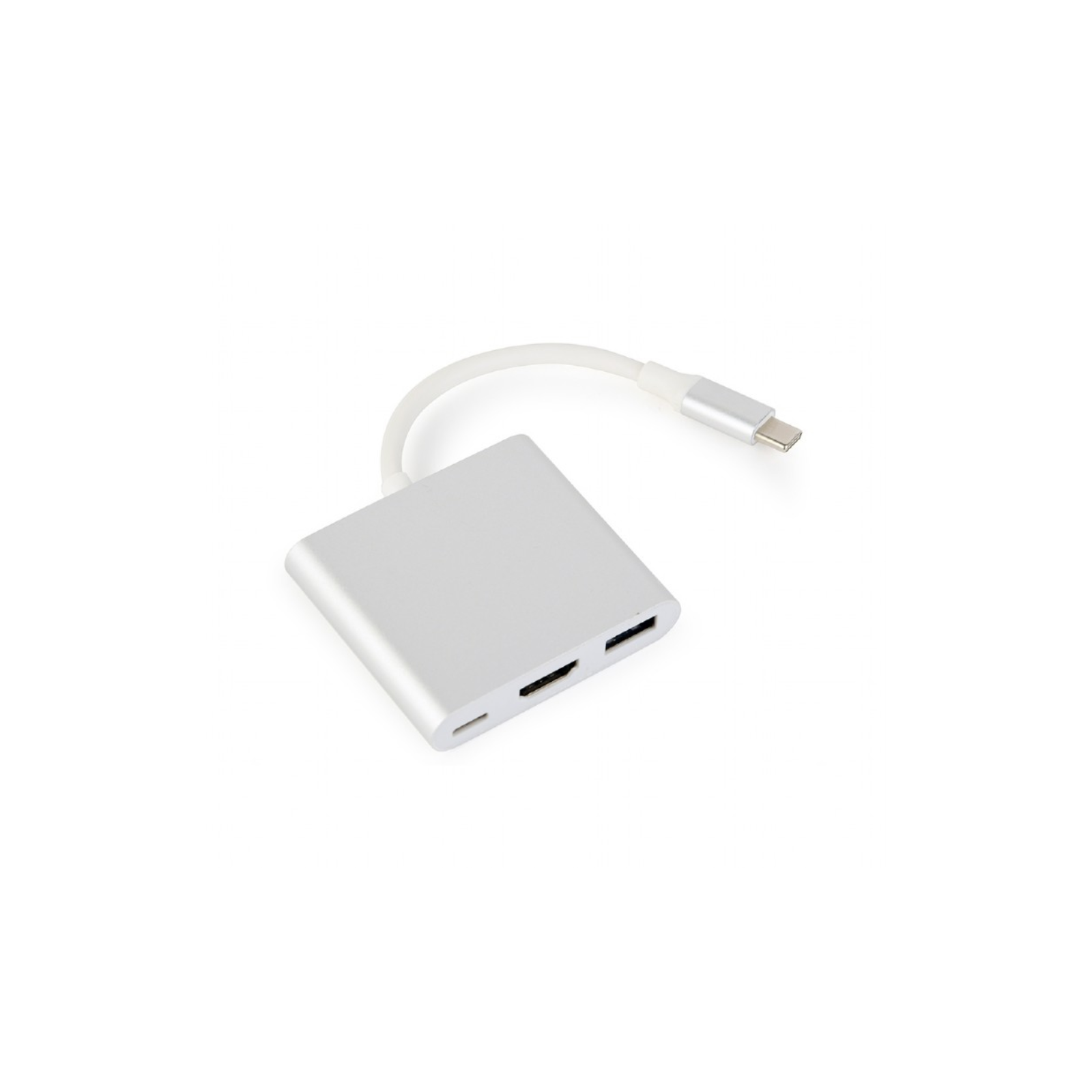 MULTIADAPTADOR GEMBIRD USB TIPO C PLATEADO