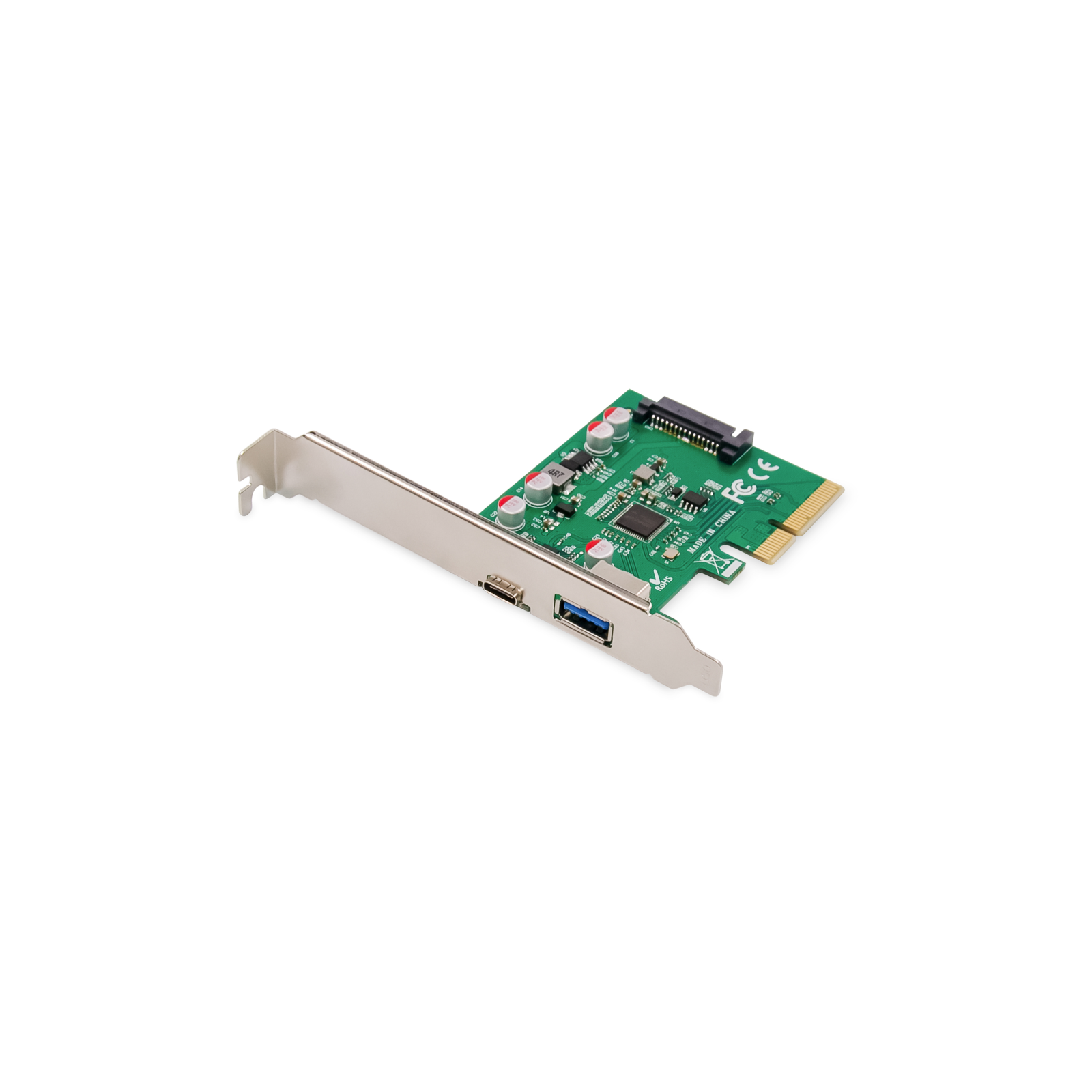 DIGITUS TARJETA PCIE USB TYPE C USB A