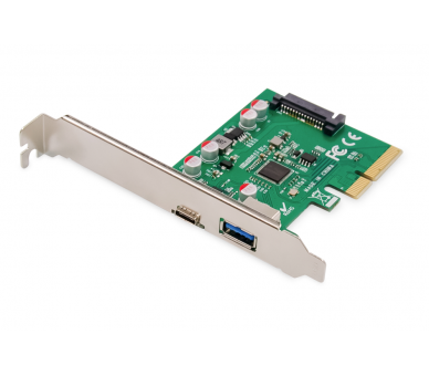 DIGITUS TARJETA PCIE USB TYPE C USB A