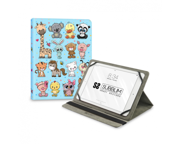 FUNDA TABLET SUBBLIM TRENDY CASE ANIMALS 11