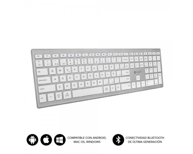 Teclado subblim keyboard pure extended inalambrico