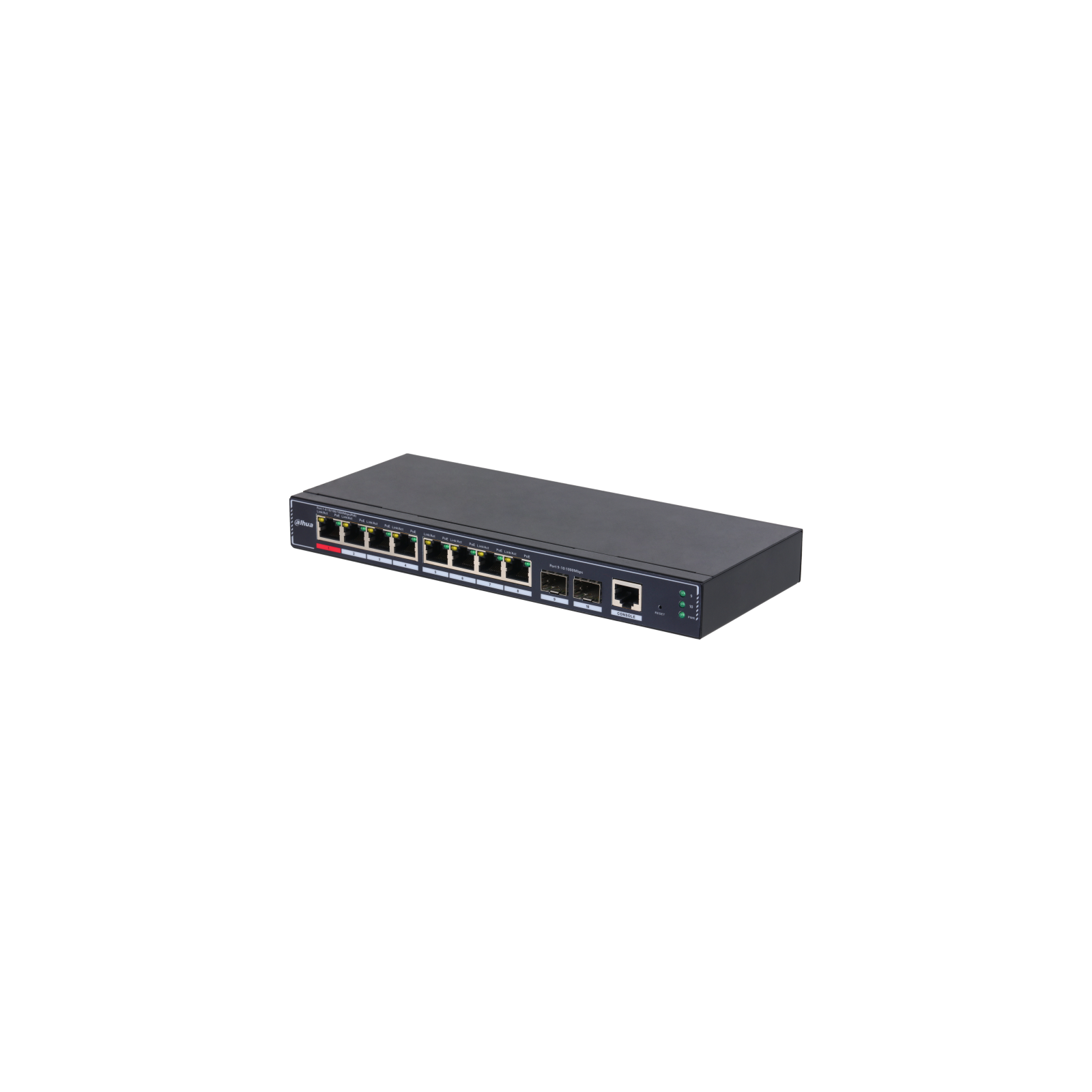 SWITCH IT DAHUA DH SG4010P 2F 10 PORT MANAGED DESKTOP GIGABIT SWITCH 8 PORT POE