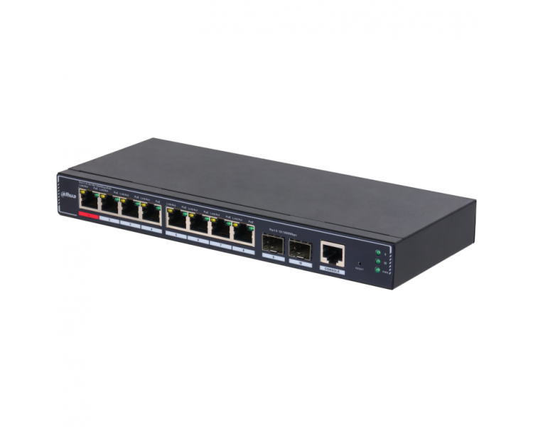 SWITCH IT DAHUA DH SG4010P 2F 10 PORT MANAGED DESKTOP GIGABIT SWITCH 8 PORT POE