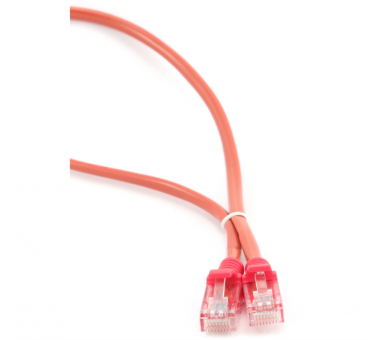 Cable CAT5E UTP moldeado 025m Rojo