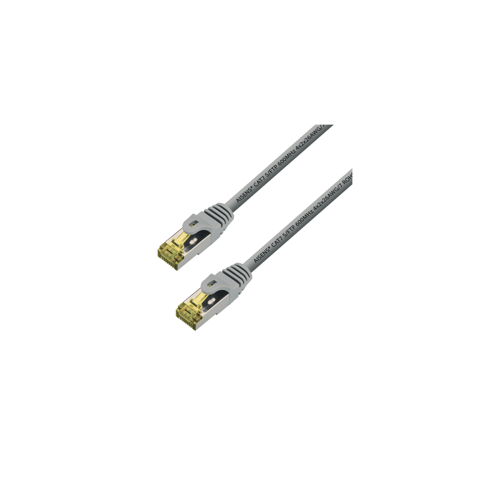 CABLE RED AISENS LATIGUILLO RJ45 LSZH CAT7 SFTP PIMF 25CM GRIS