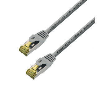 CABLE RED AISENS LATIGUILLO RJ45 LSZH CAT7 SFTP PIMF 25CM GRIS