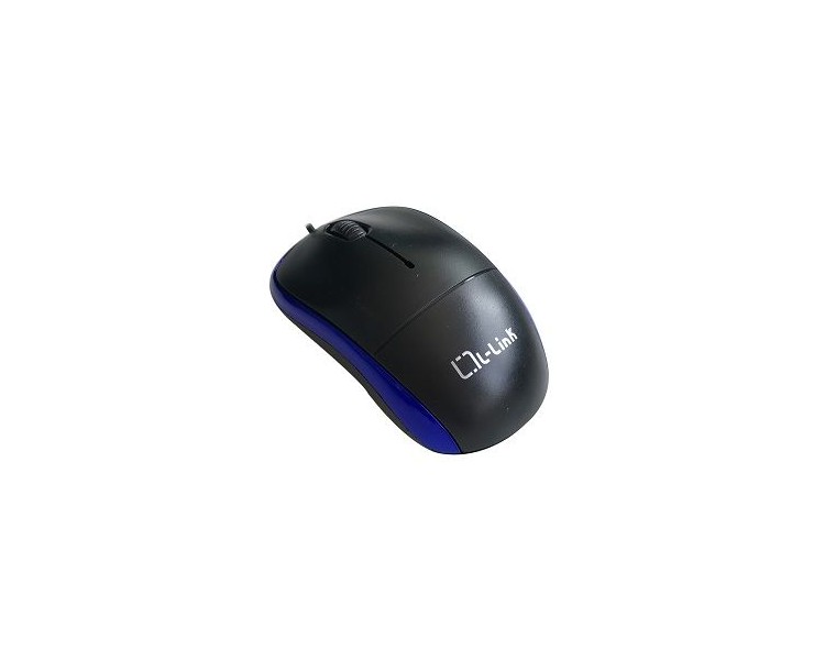 Raton optico usb l link negro azul