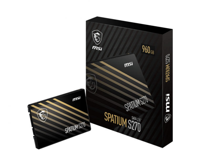 SSD MSI SPATIUM 960GB S270 SATA3