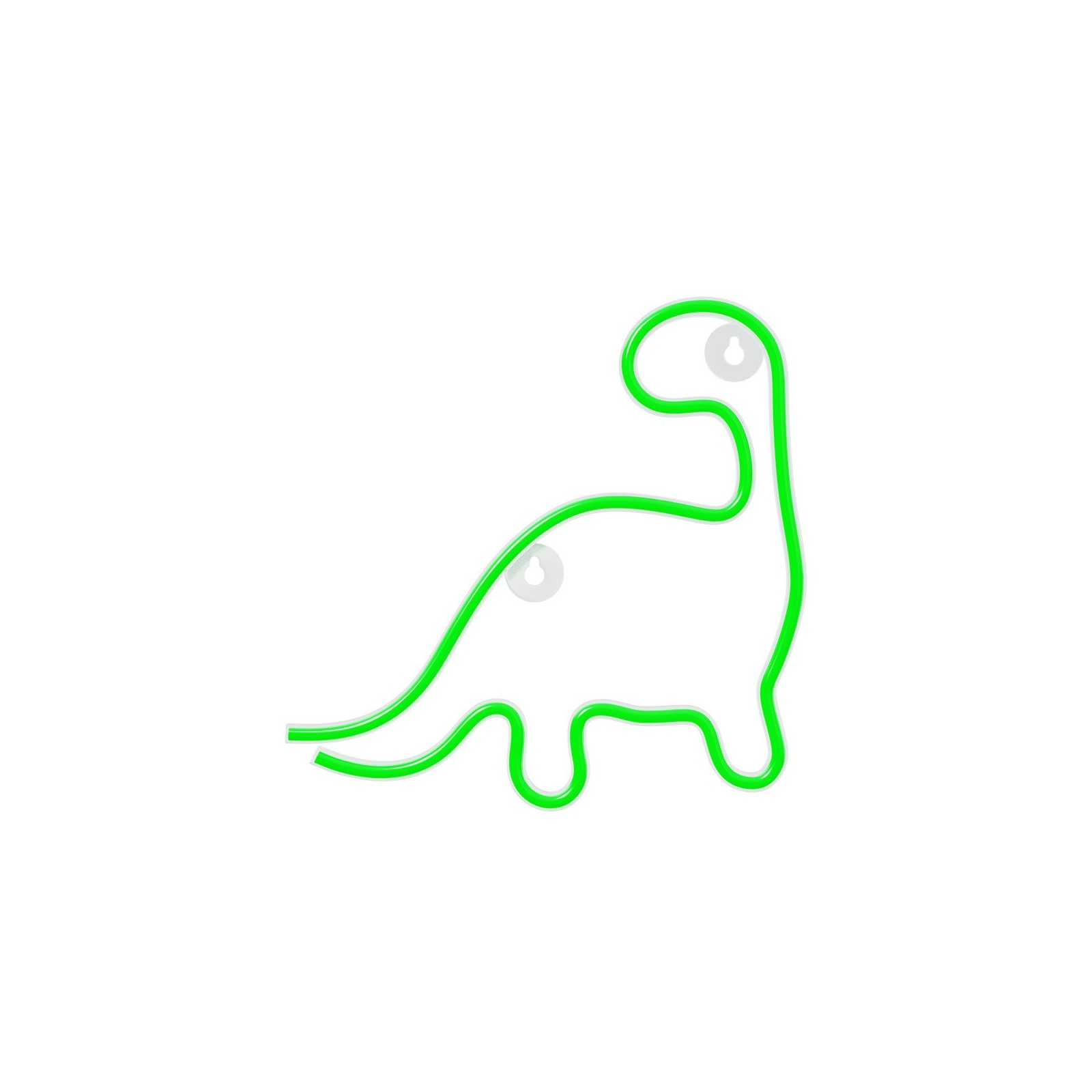 Lampara forever neon led dinosaur green