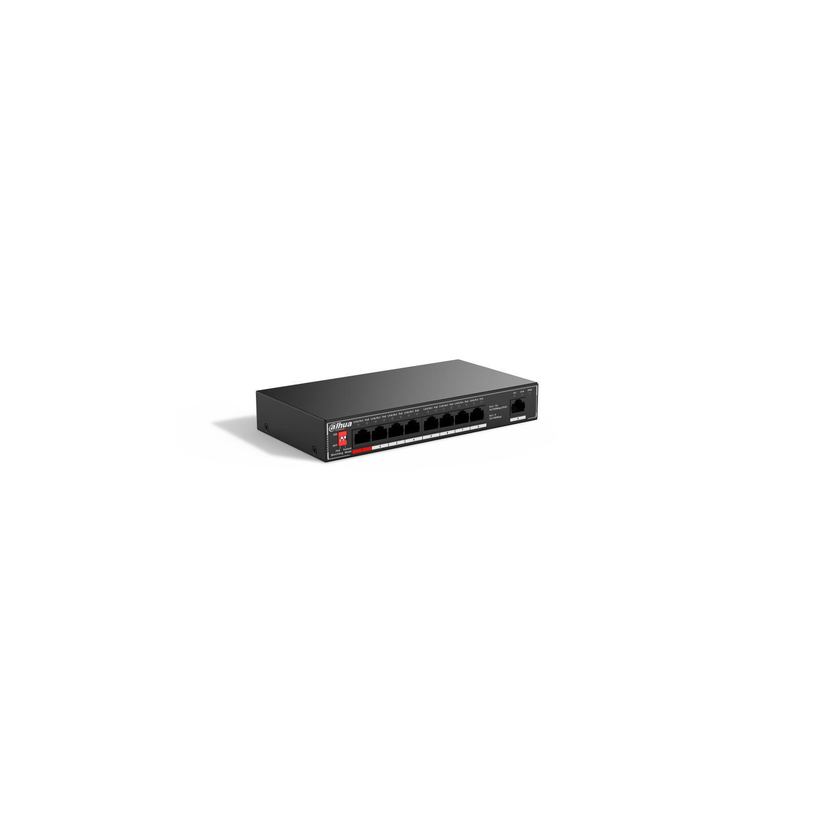 SWITCH IT DAHUA DH SF1009P 9 PORT UNMANAGED DESKTOP SWITCH WITH 8 PORT POE