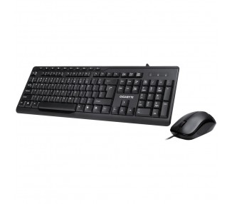 Combo teclado raton gigabyte km6300 negro