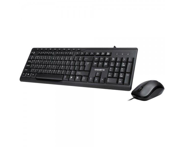 Combo teclado raton gigabyte km6300 negro