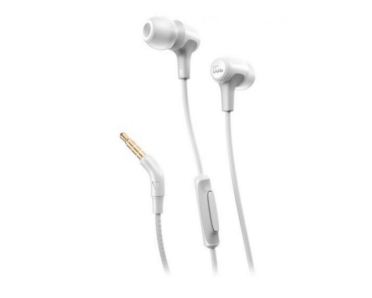 AURICULARES INTRAUDITIVOS JBL E15 CON MICROFONO JACK 35 BLANCO