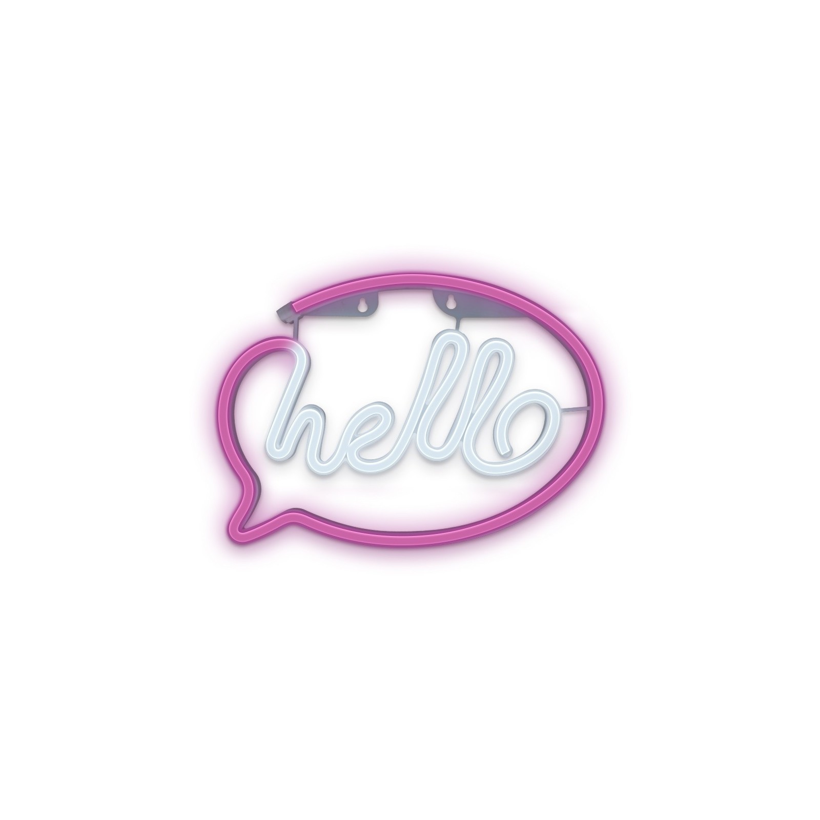 Lampara forever neon led hello pink