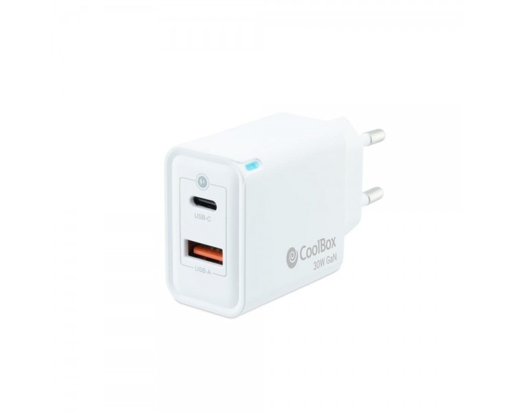 Cargador usb pared coolbox 30w usb