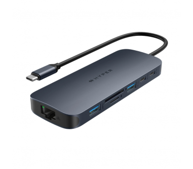 HYPER DRIVE ECOSMART GEN2 DUAL HDMI USB C 11 IN 1 HUB W 140 W PD31