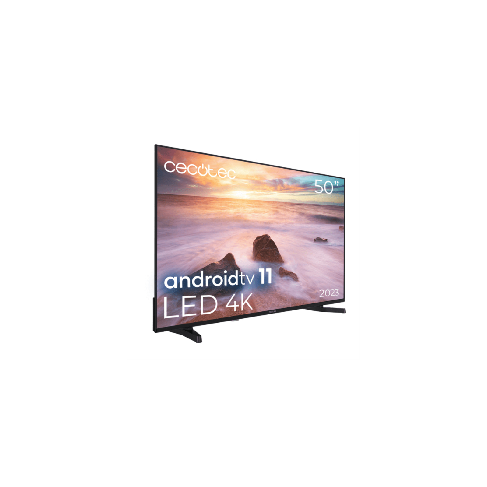 TV CECOTEC 50 LED 4K UHD FRAMELESS ANDROIDTV 11 ALU20050