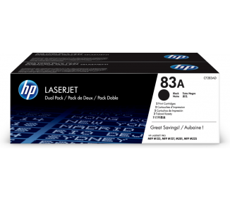 TONER HP 83A PACK AHORRO NEGRO X 2