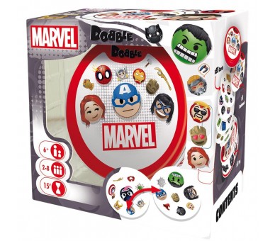 Juego mesa dobble marvel emoji