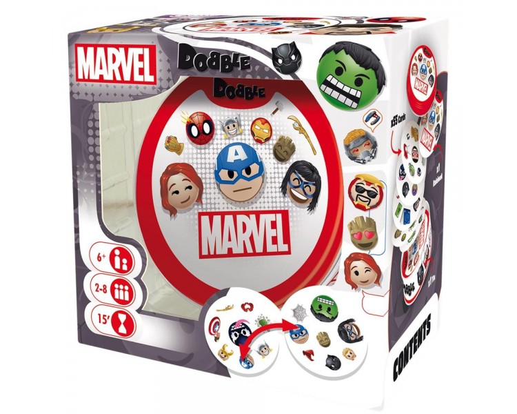 Juego mesa dobble marvel emoji