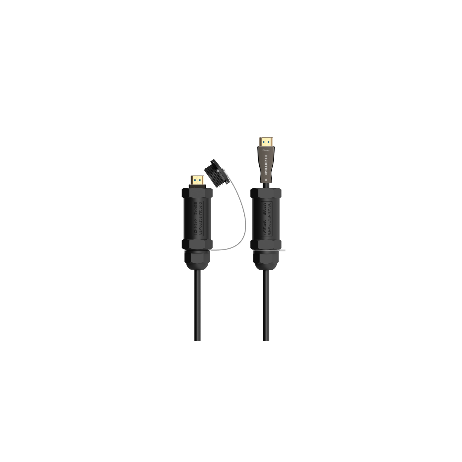 CABLE HDMI AISENS V21 OPTICO ACTIVO AOC ARMADURA 8K60HZ M M 30M NEGRO