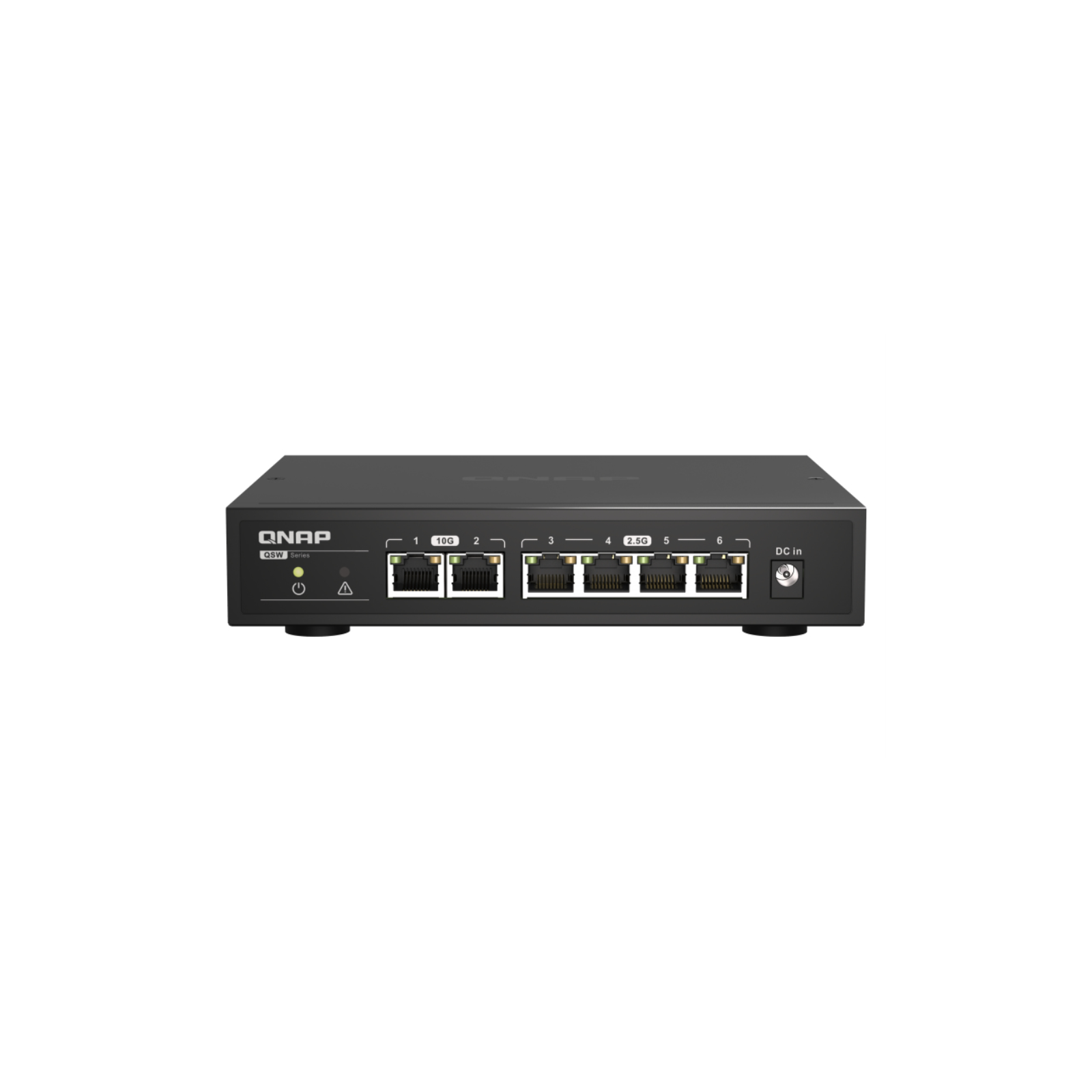 SWITCH QNAP QSW 2104 2T NO ADMINISTRADO 25G ETHERNET 100 1000 2500 NEGRO