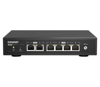 SWITCH QNAP QSW 2104 2T NO ADMINISTRADO 25G ETHERNET 100 1000 2500 NEGRO