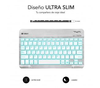 Teclado tablet subblim sub kbt smbl30 inalambrico