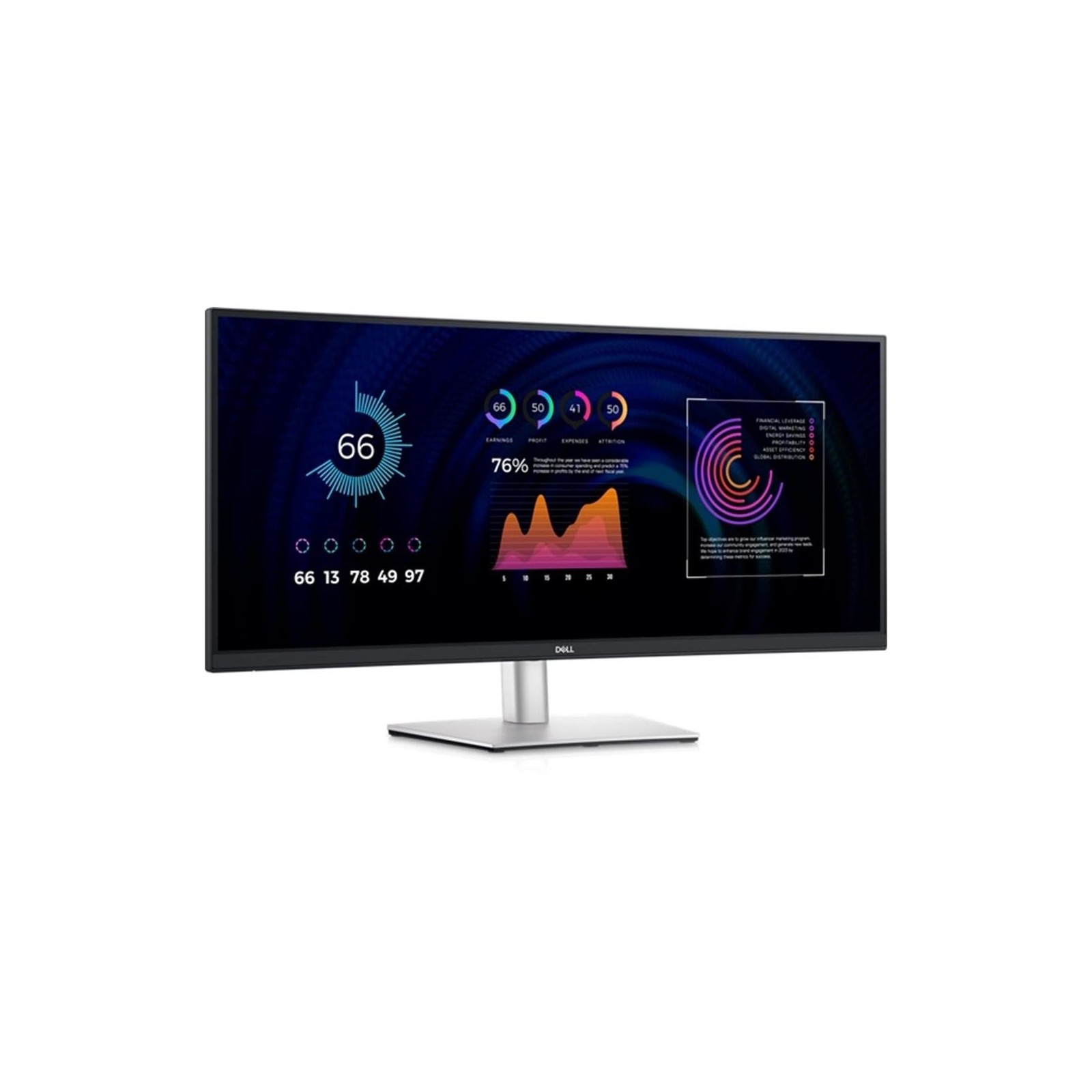 Monitor curvo dell p3424we 34pulgadas uwqhd