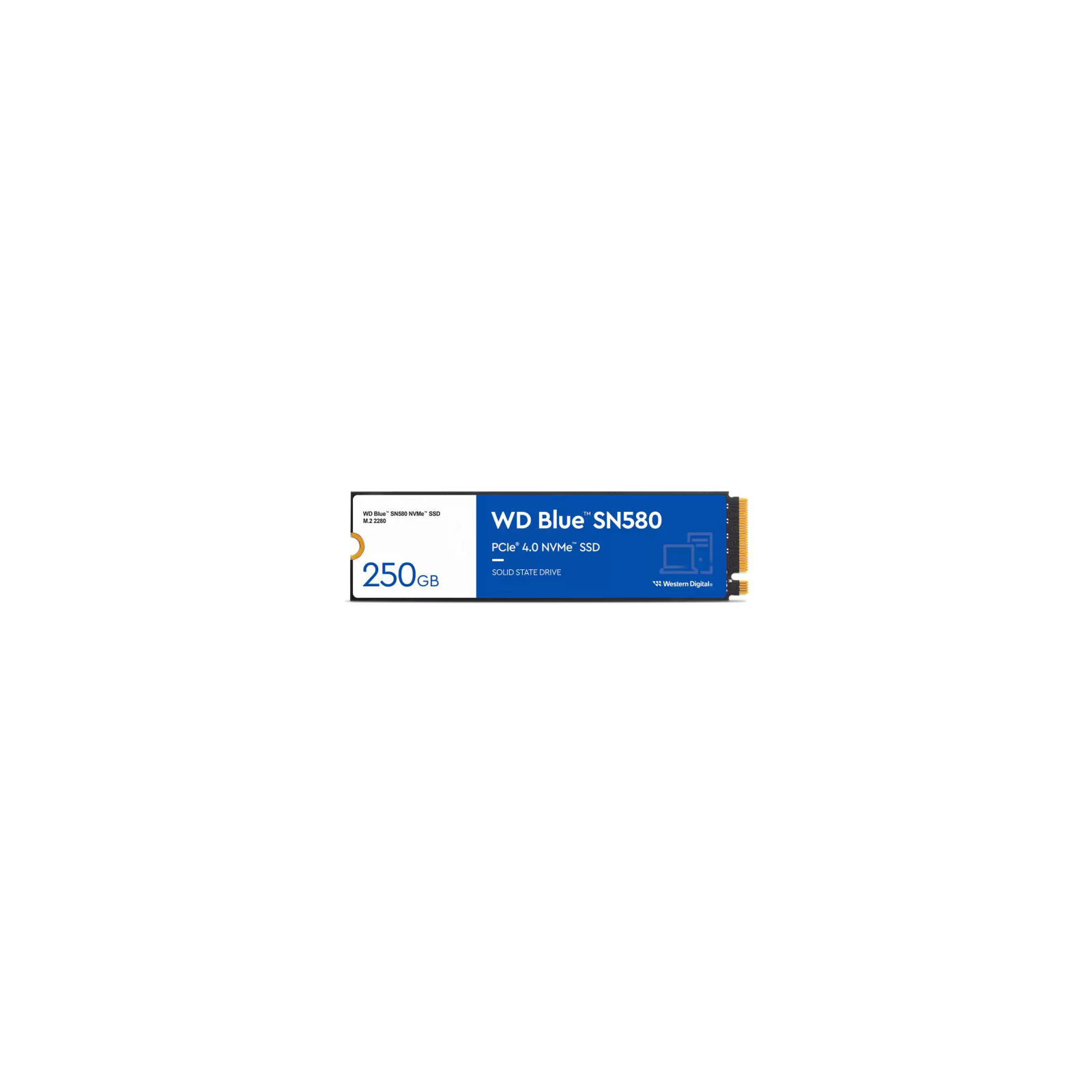 WD SSD SN580 WD BLUE PCIE GEN4 NVME 500GB WDS500G3B0E