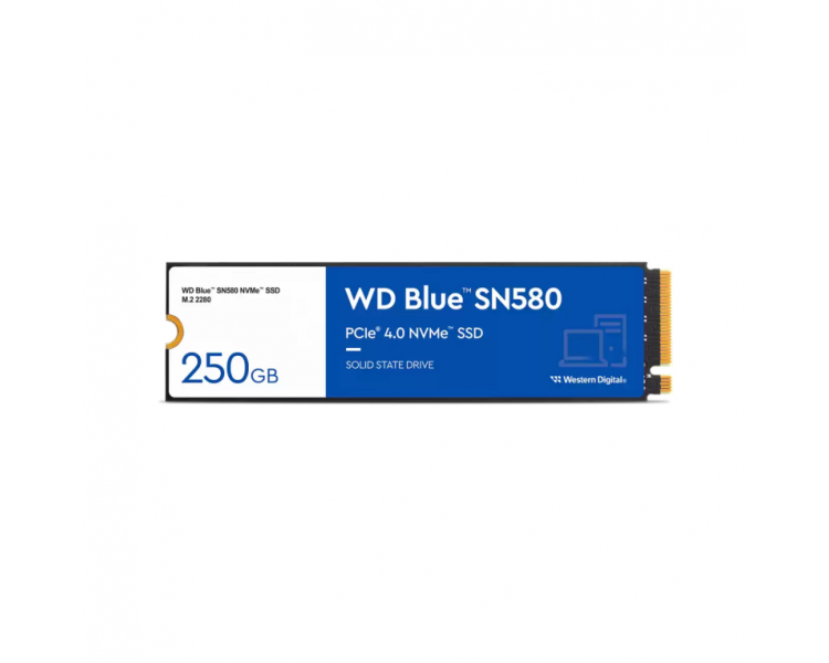 WD SSD SN580 WD BLUE PCIE GEN4 NVME 500GB WDS500G3B0E