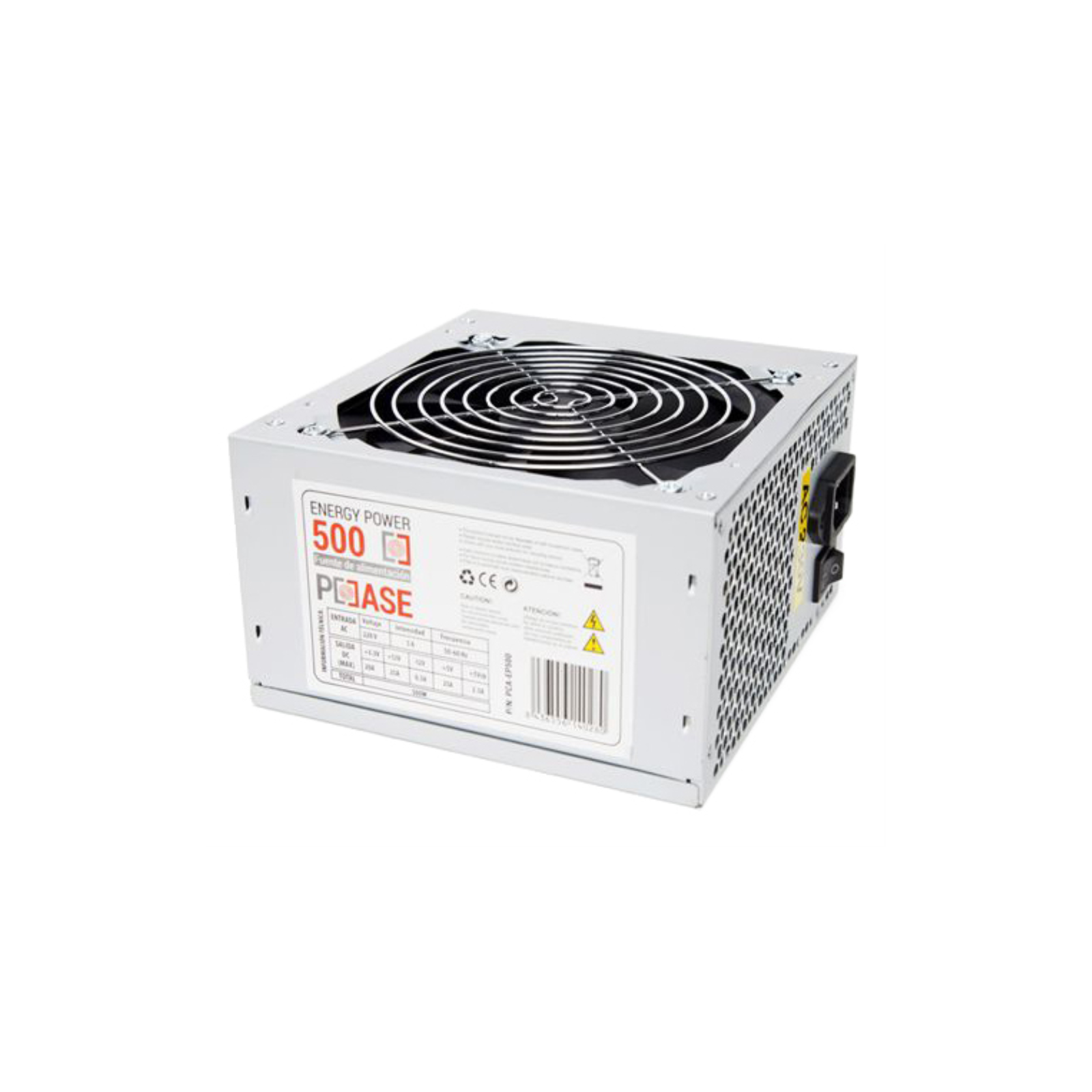 FUENTE DE ALIMENTACION PC CASEE EP 500 PLATA 