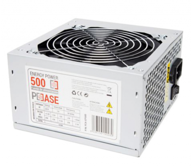 FUENTE DE ALIMENTACION PC CASEE EP 500 PLATA 