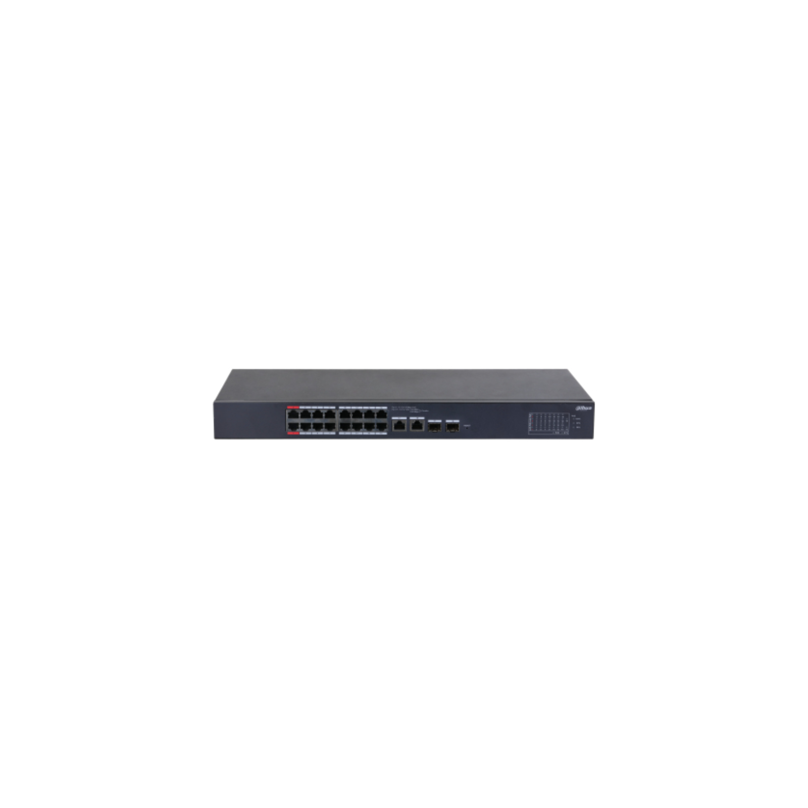 SWITCH CLOUD DAHUA DH CS4218 16ET 240 SWITCH WITH 16 PORT POE 240W