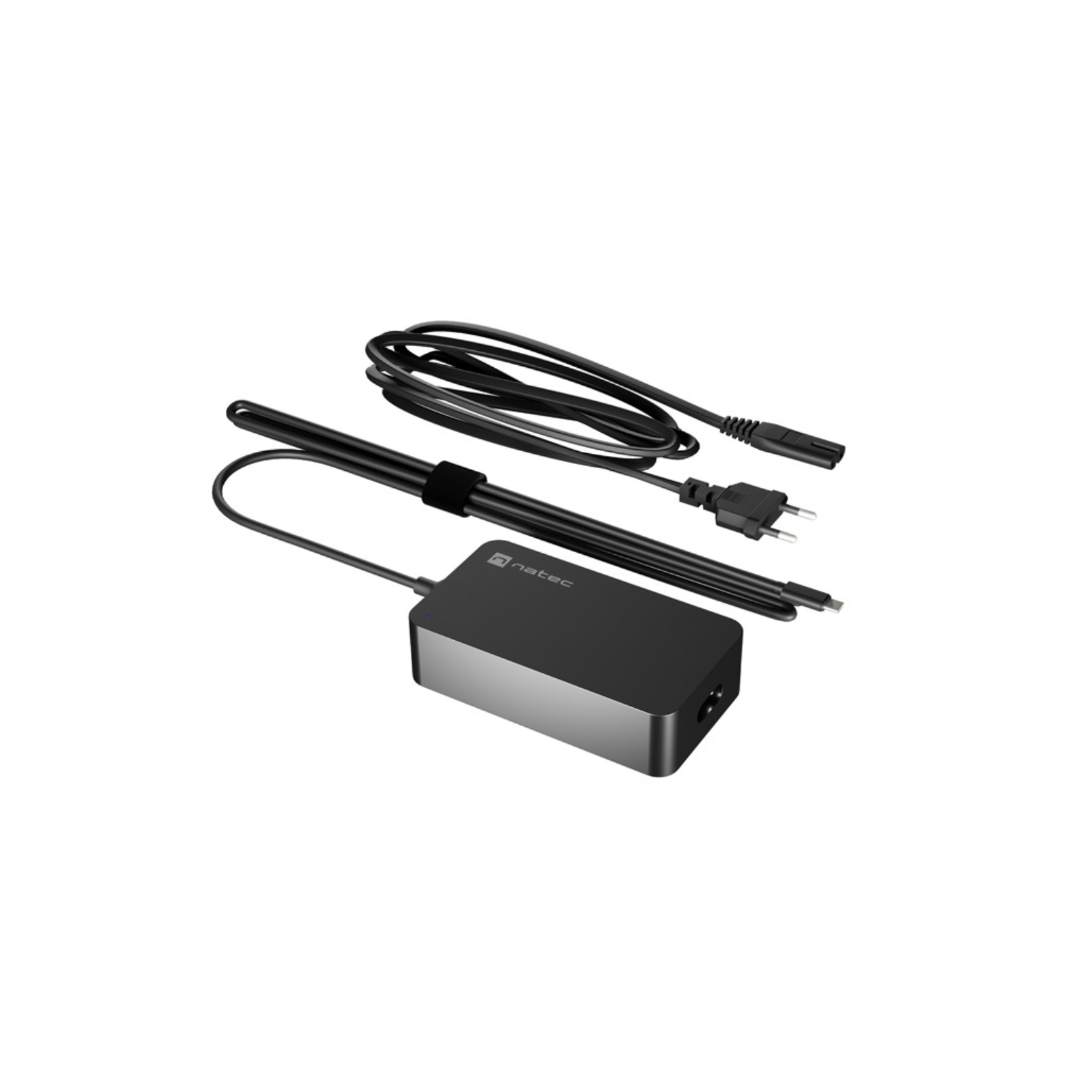 CARGADOR NATEC GRAYLING USB C 45W PARA PORTATILES TABLETS SMARTPHONES