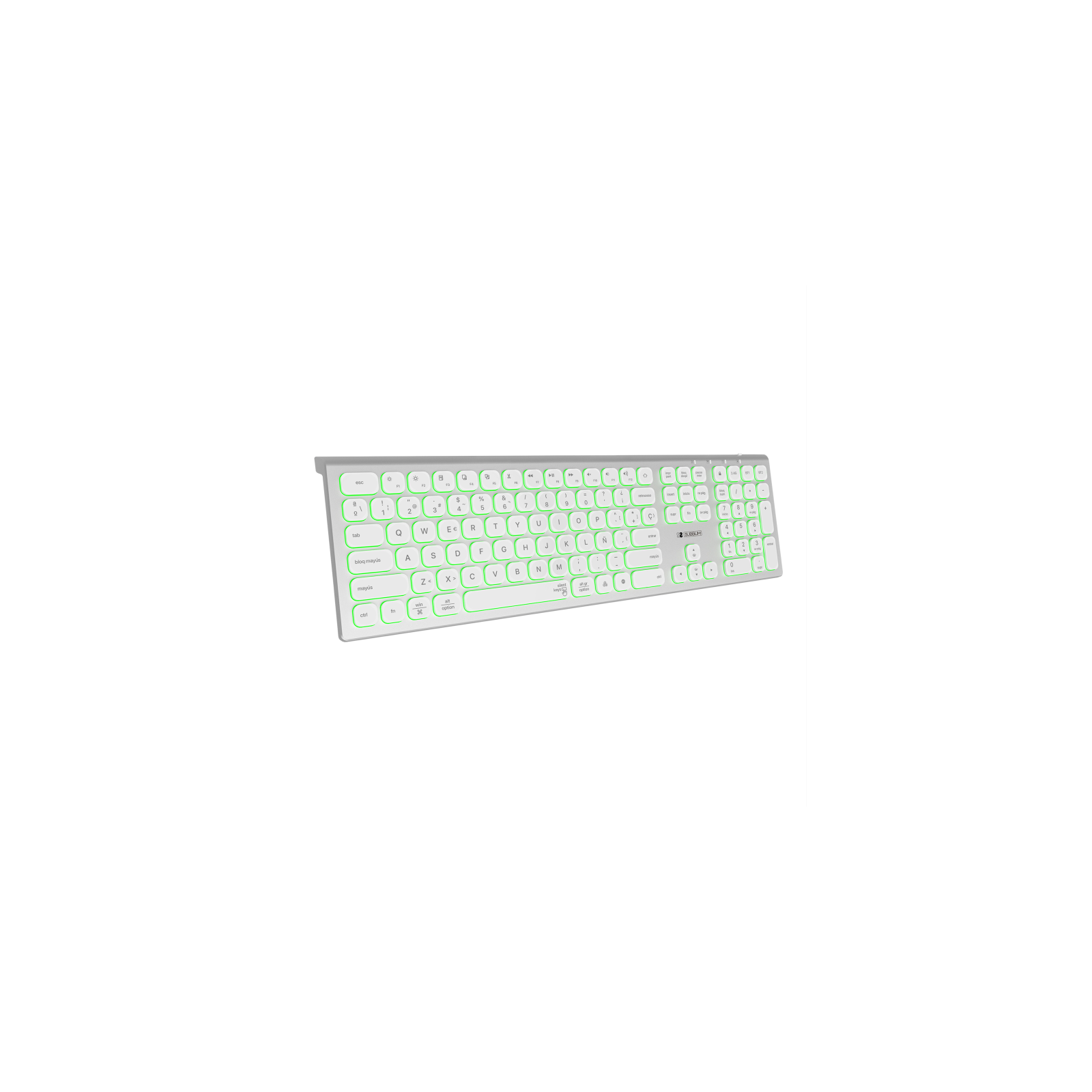 Teclado subblim master iluminado ext inalambrico