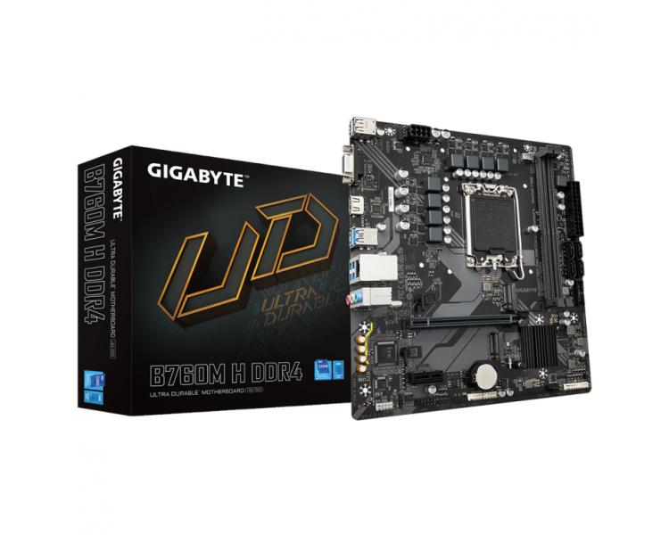 PLACA BASE GIGABYTE B760M H 1700 MATX 2XDDR4