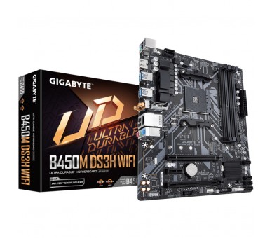 PLACA BASE GIGABYTE B450M DS3H WIFI AM4 MATX 4XDDR4