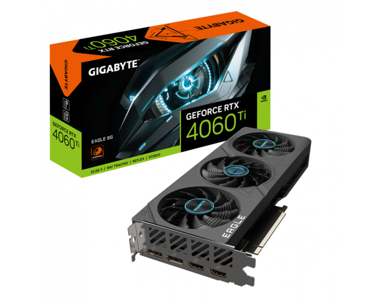 TARJETA GRAFICA GIGABYTE RTX 4060 TI EAGLE 8GB