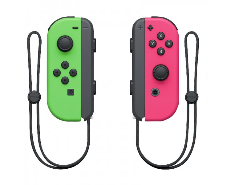 NINTENDO JOY-CON (SET IZDA/DCHA) VERDE NEÓN/ROSA NEÓN