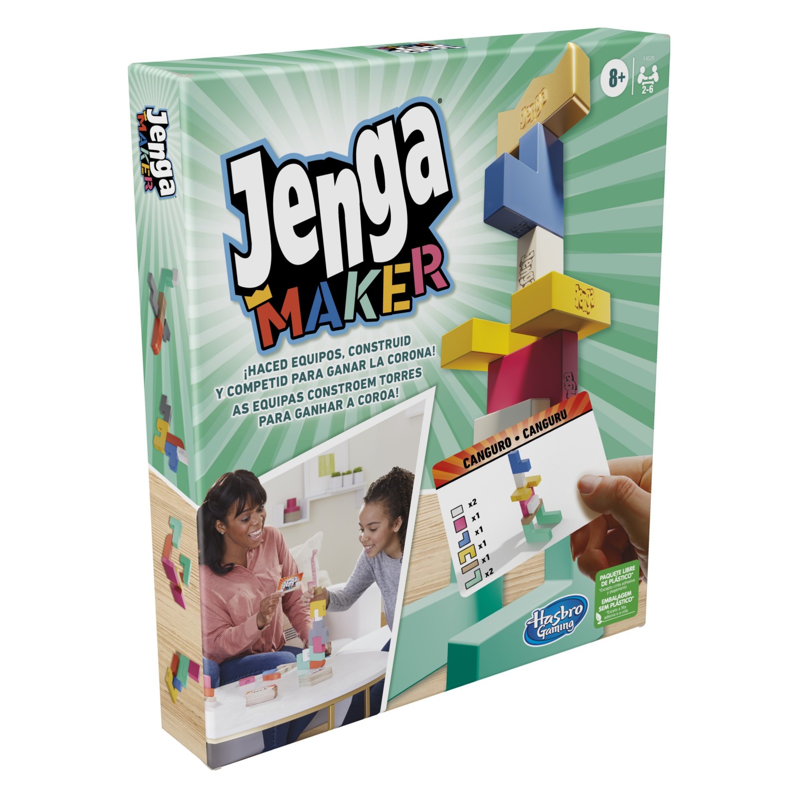 Juego mesa hasbro jenga maker