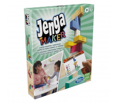 Juego mesa hasbro jenga maker