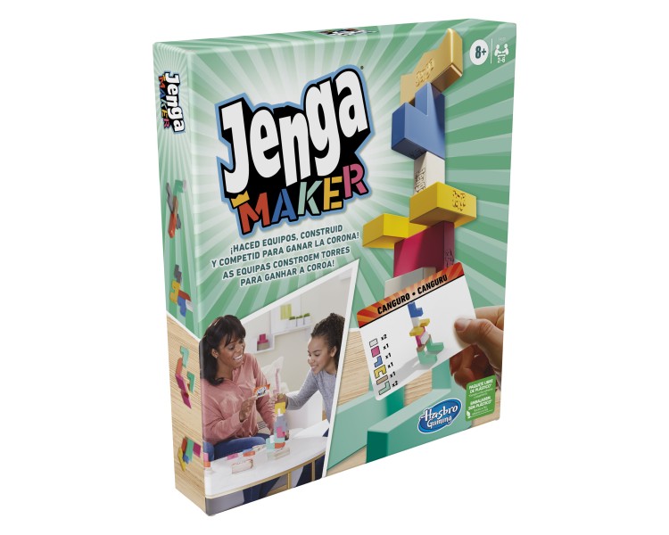 Juego mesa hasbro jenga maker