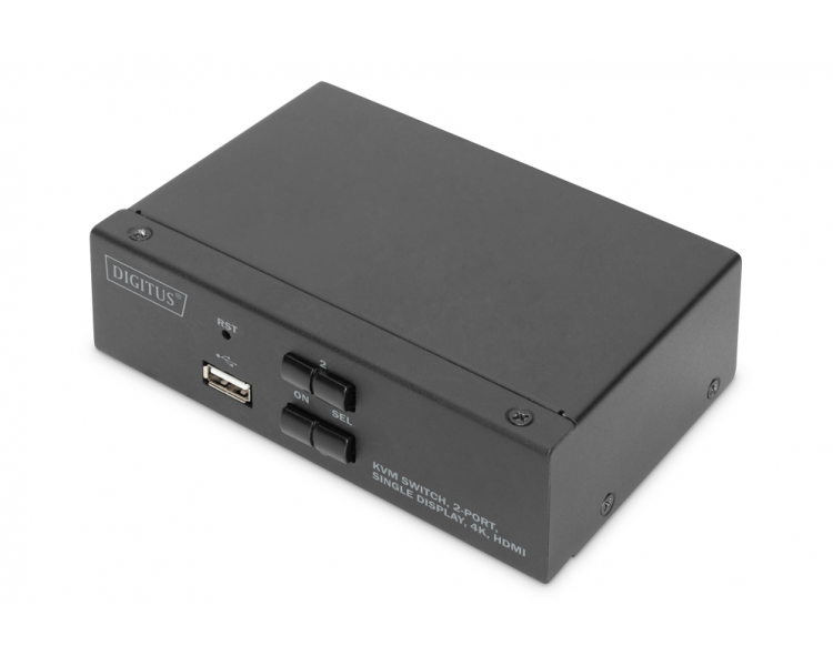 KVM DIGITUS DS 12870 2 PUERTOS HDMI USB AUDIO HUB 20