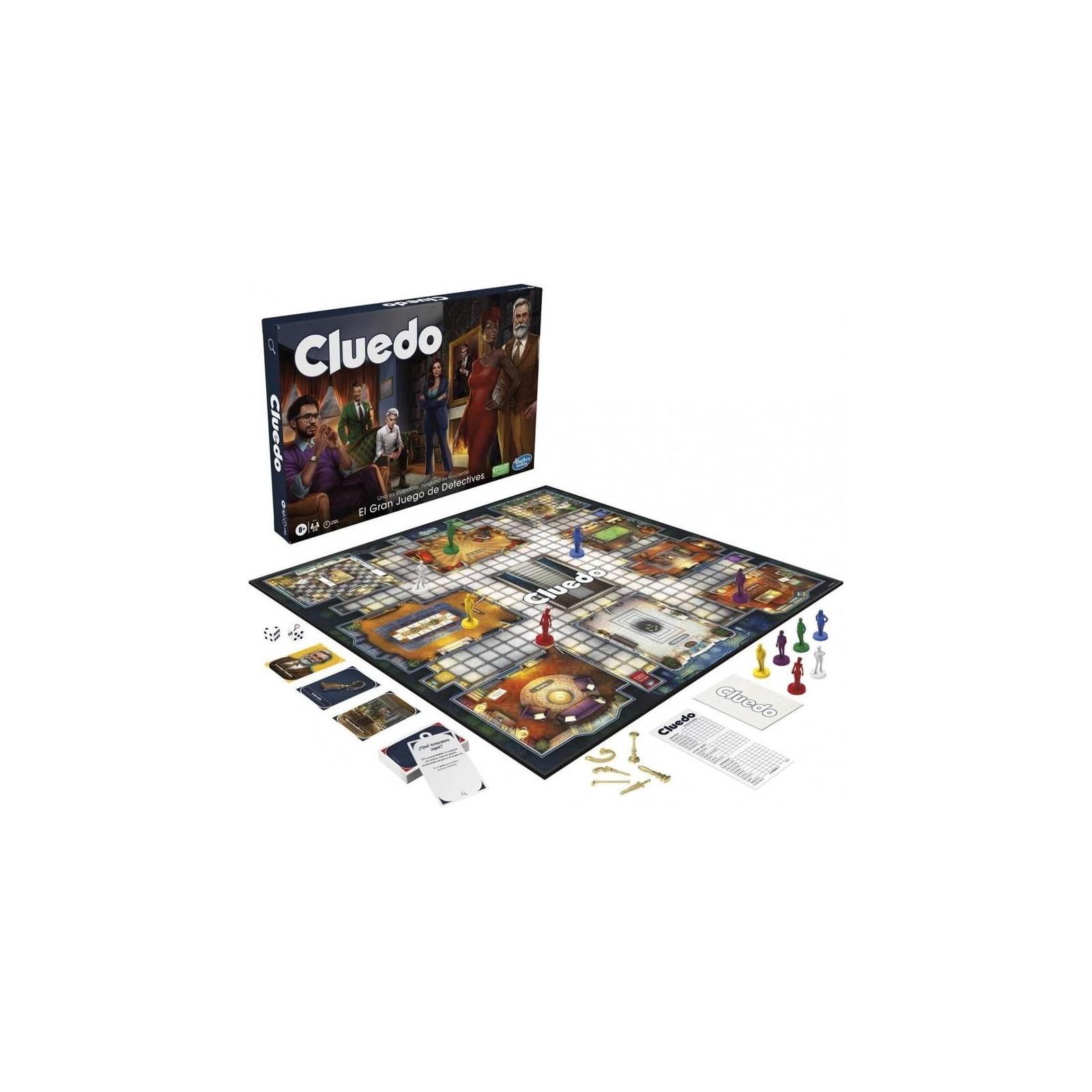 Juego mesa cluedo clasico refresh 