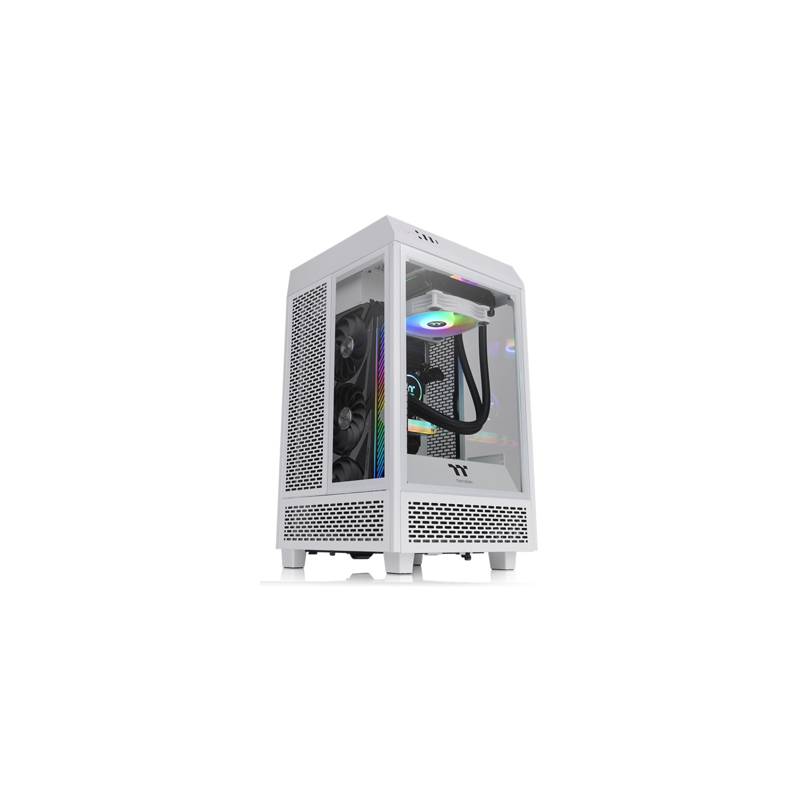 CAJA THERMALTAKE THE TOWER 100 MINI ITX 2XUSBA 32 SIN FUENTE BLANCO